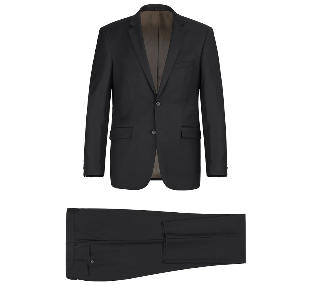 Men's Black 2-Piece Notch Lapel
