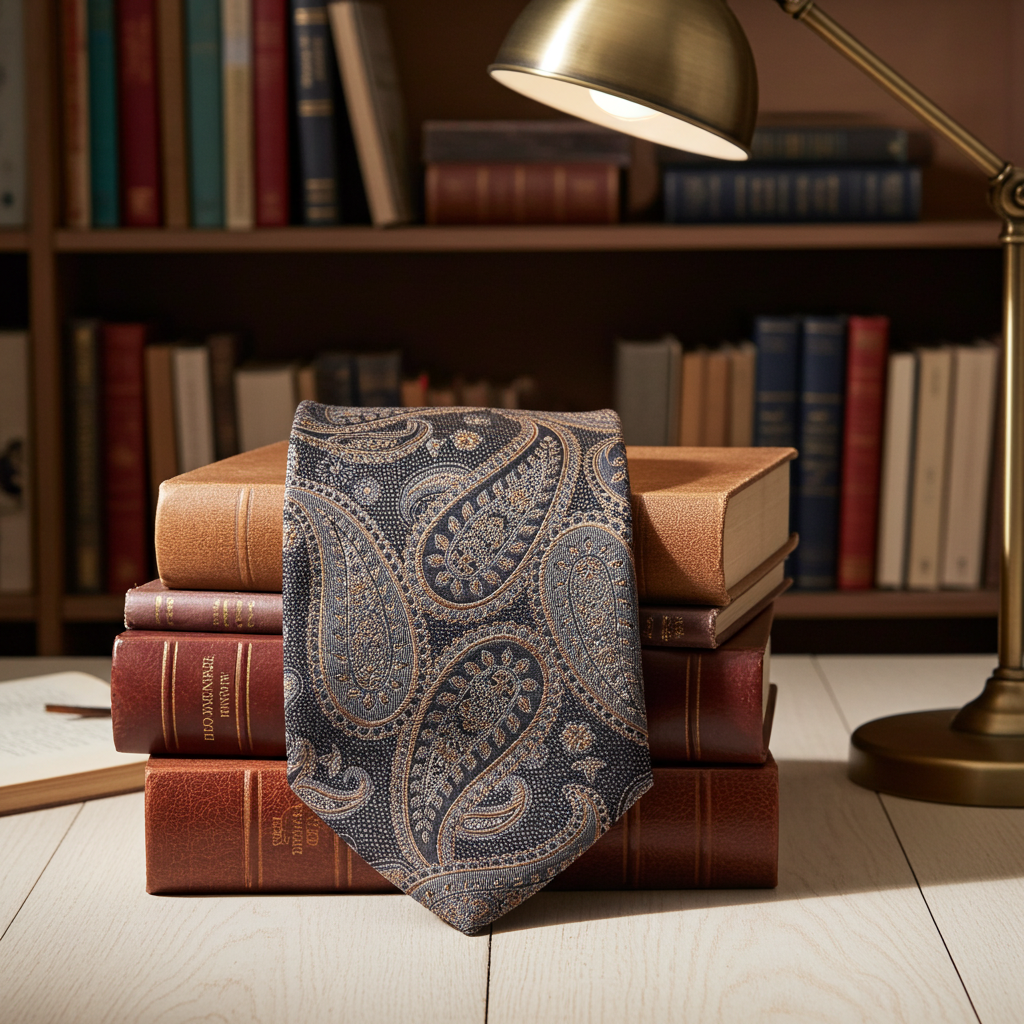 Brown Patterned Tie