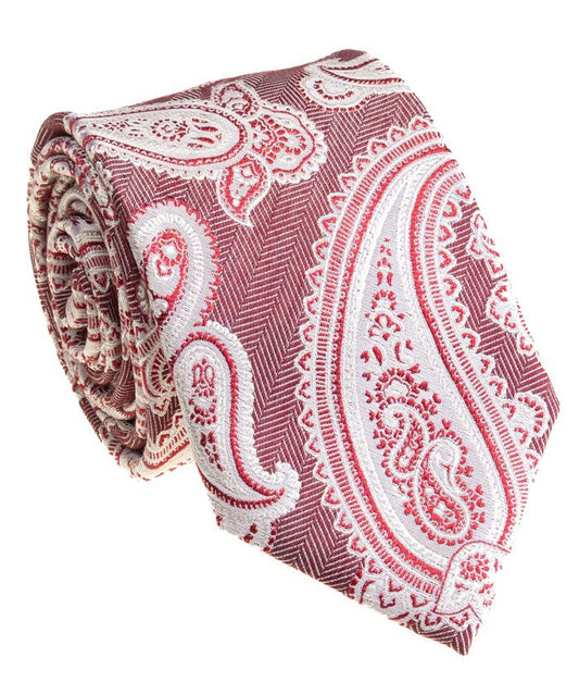 Red Paisley Tie