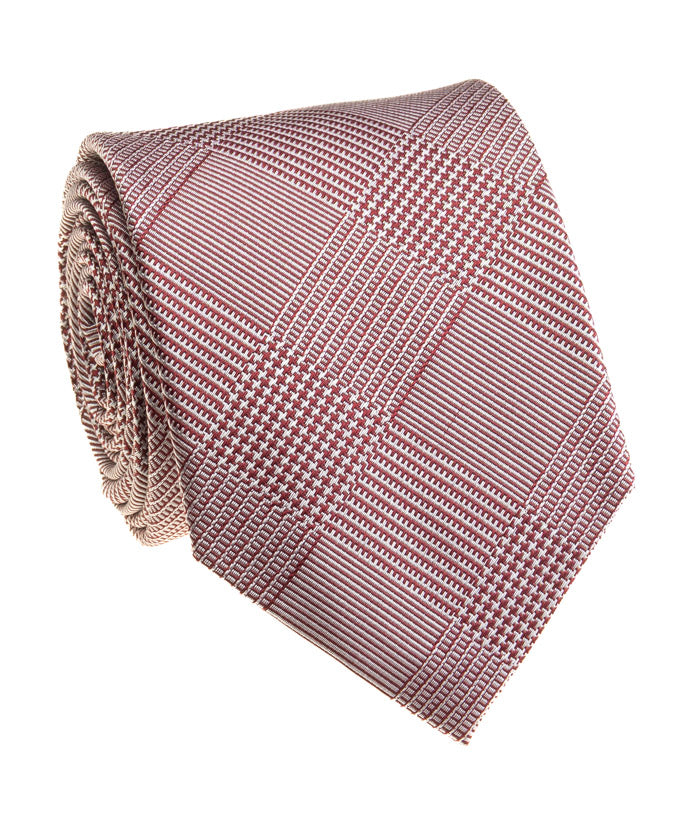 Pink Checkered Tie