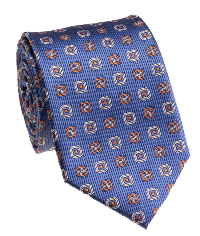 Blue patterned Tie