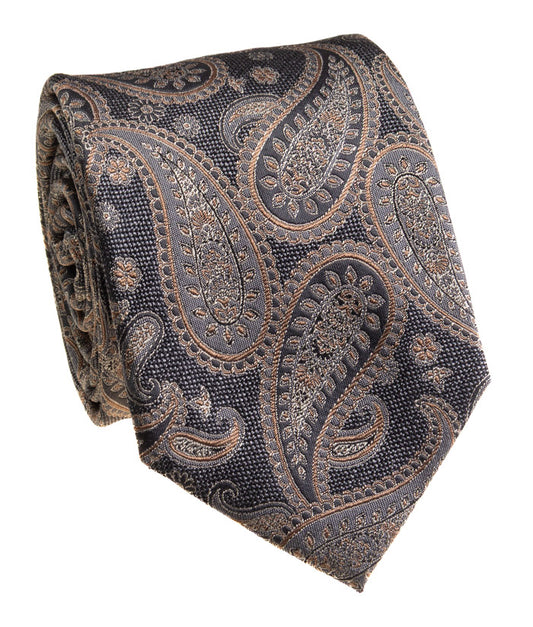 Brown Patterned Tie