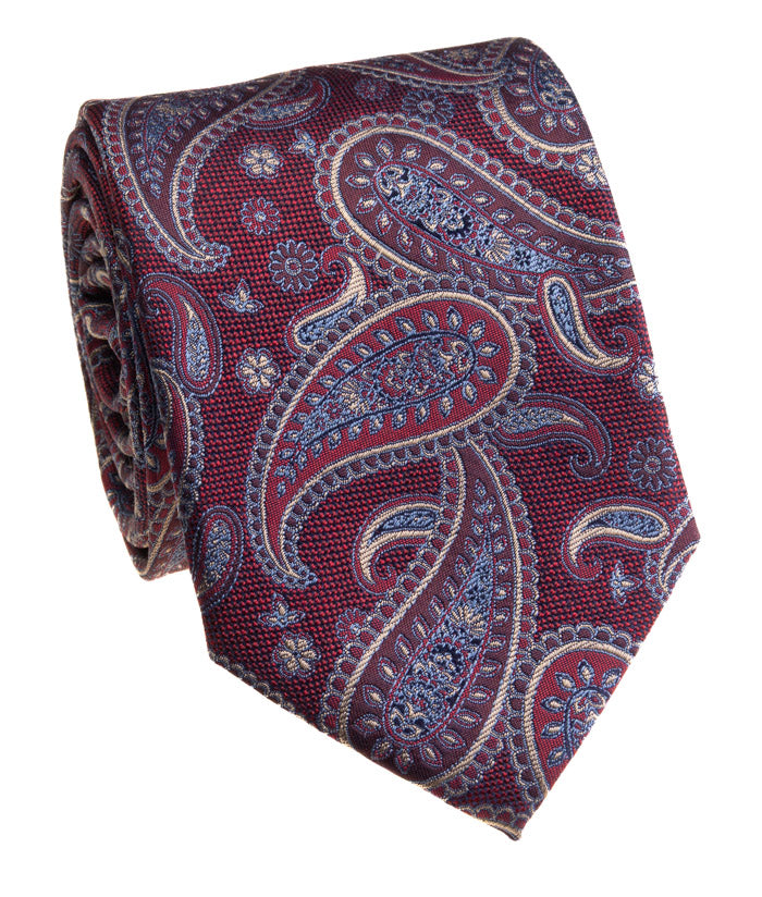 Red Paisley Tie