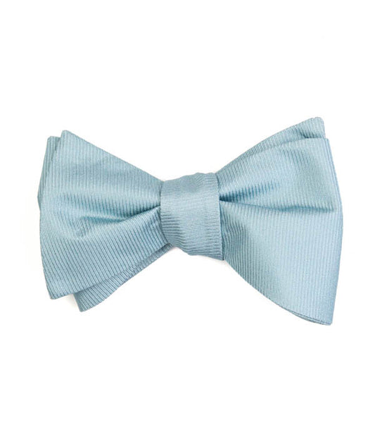 Textured Lt. Blue Bow Tie