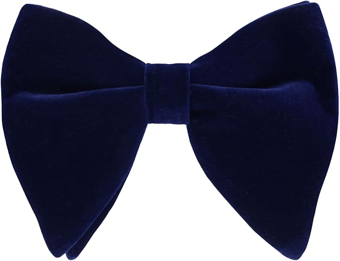 Blue Velvet Bow Tie
