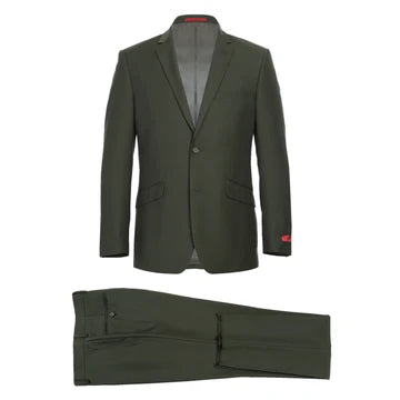 Breasted notch lapel suit