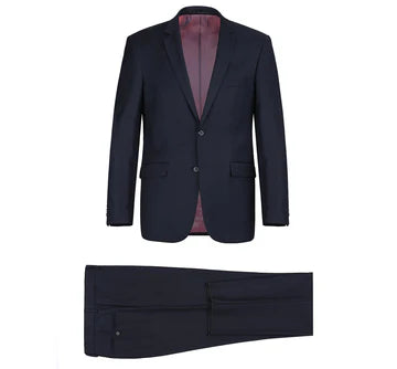 Breaated notch lapel suit