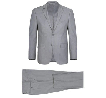 Breasted notch lapel suit