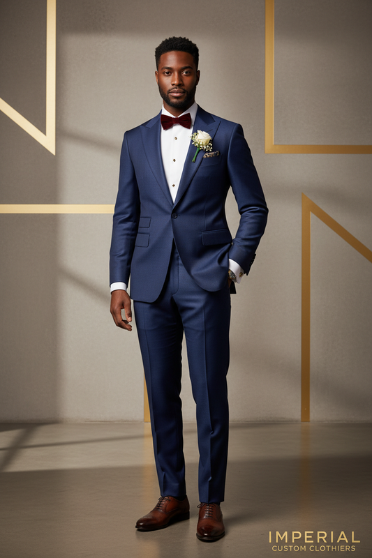 Full Body Wedding Package - Navy Tux