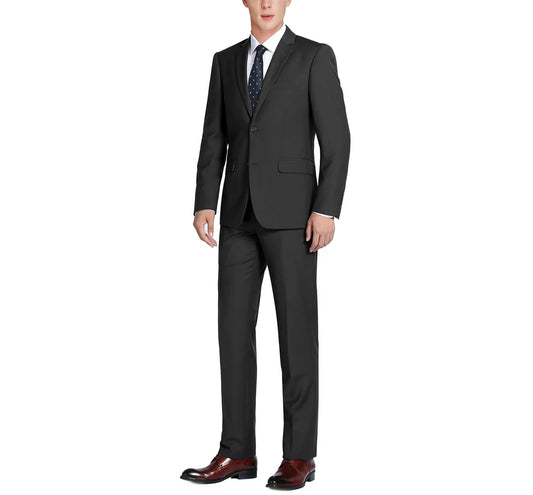 Men's Black 2-Piece Notch Lapel