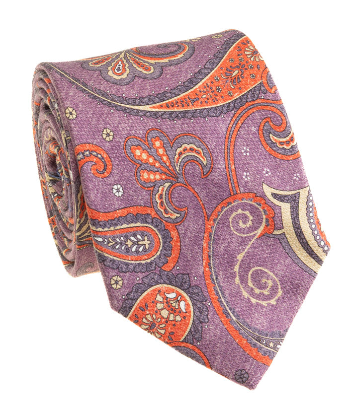 Purple Paisley Tie