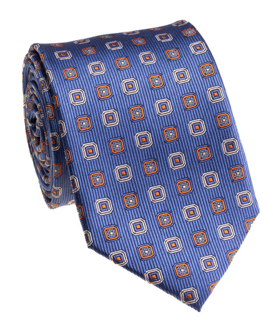Blue patterned Tie