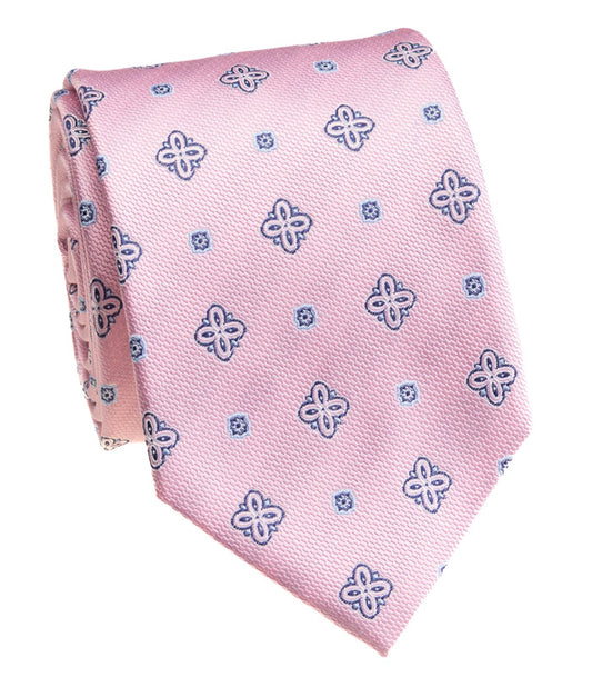Pink Patterned Tie