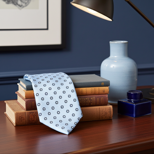 Light Blue subtle tie