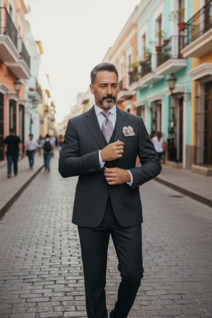 Charcoal Grey Modern Suit