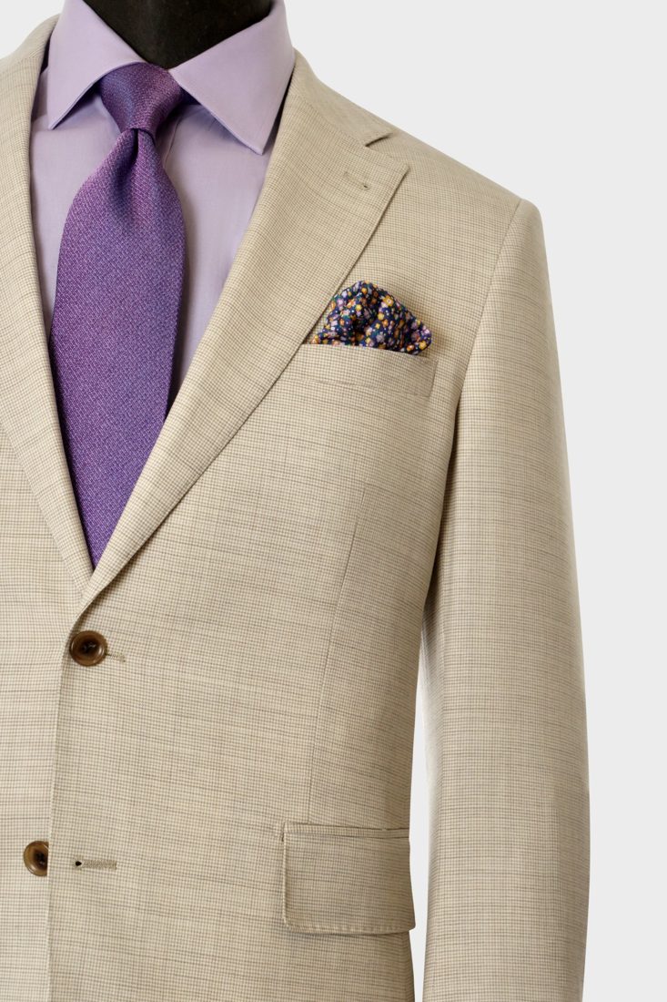 Natural Check Suit