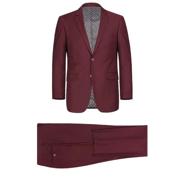 Breasted notch lapel suit