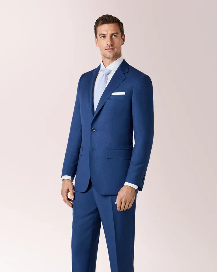 French Blue Suit