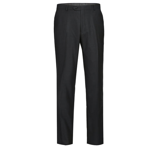 Black Classic No Pleat Trousers