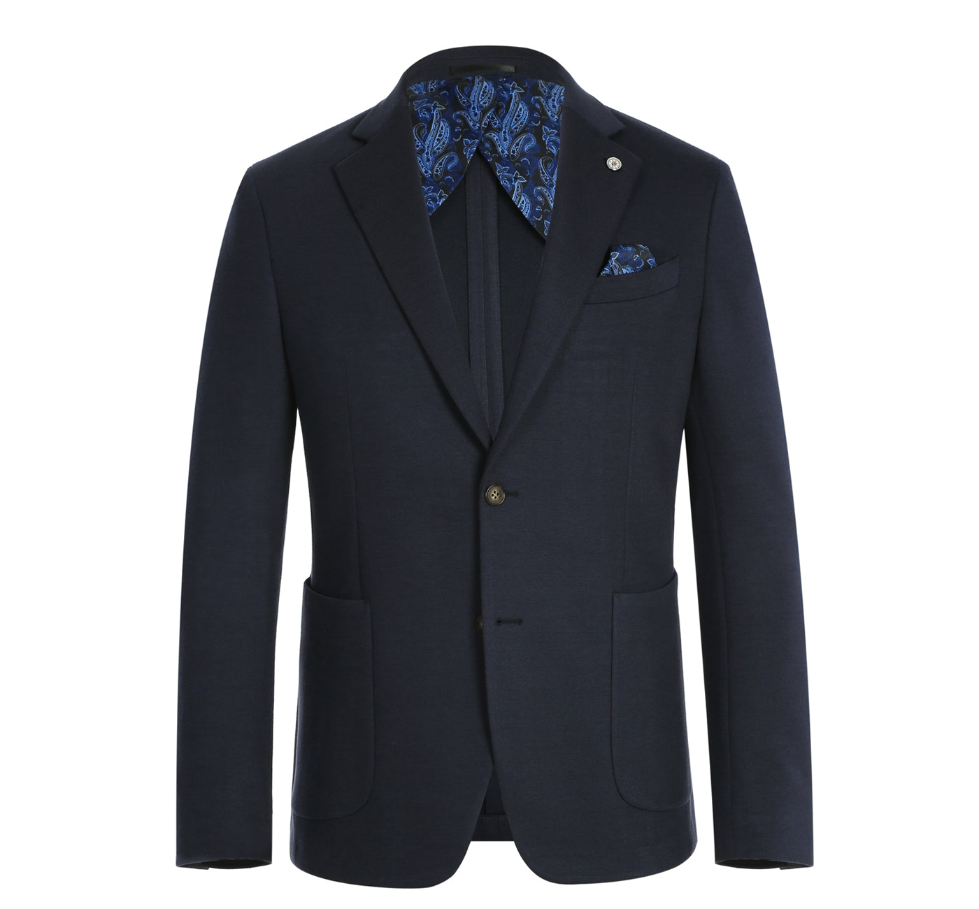 Solid Navy Sport Coat